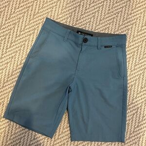 Travis Mathew Teal Blue Golf Shorts Boys 12